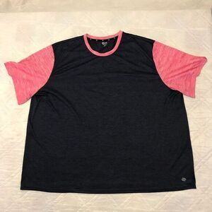 Zelos‎ dri fit blue and pink shirt 4X